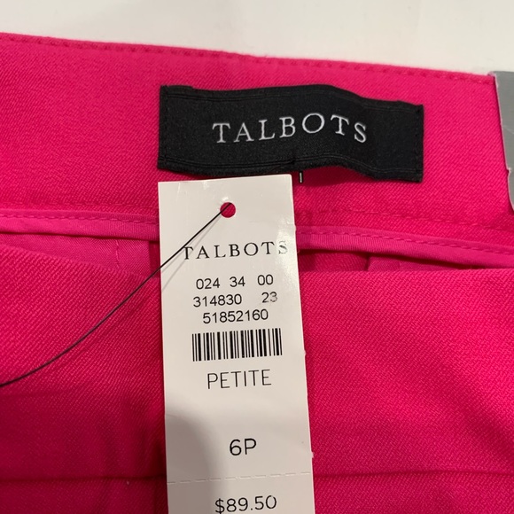 TALBOTS CHATHAM CROP PANTS - SOLID SIZE 6P - Picture 13 of 14